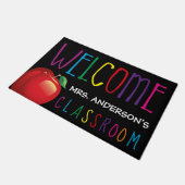 Colorful Teachers Classroom Welkom Deurmat (Schuin)