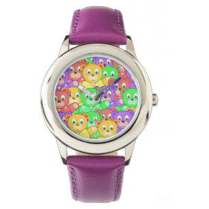 COLORFUL TEDDY BEARS HORLOGE