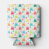 Colorful Teeth Pattern Blikjeskoeler (Achterkant)