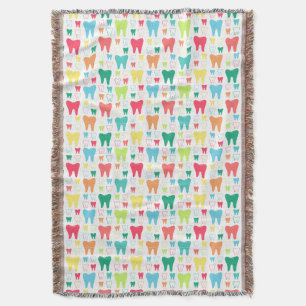 Colorful Teeth Pattern Deken