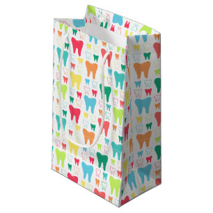 Colorful Teeth Pattern Klein Cadeauzakje