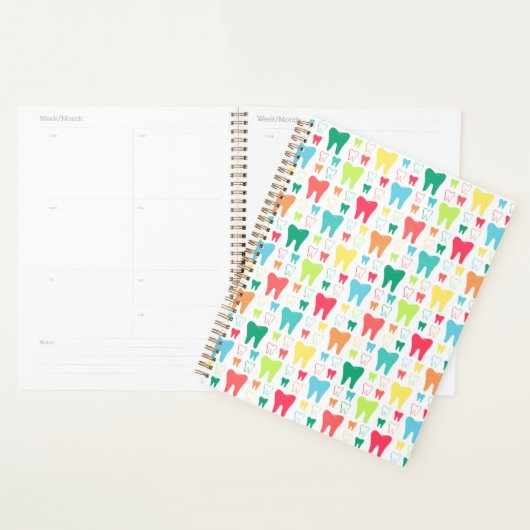 Colorful Teeth Pattern Planner (Display)