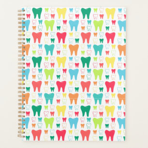Colorful Teeth Pattern Planner