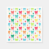 Colorful Teeth Pattern Servet (Voorkant)