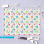 Colorful Teeth Pattern Tissuepapier (Craft)