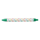 Colorful Teeth Pattern Zwarte Inkt Pen (Voorkant)