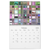 Colorful Tegel Art  Kalender (Feb 2026)