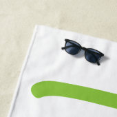 Colorful Tennis Beach Towel Strandlaken (In situ)