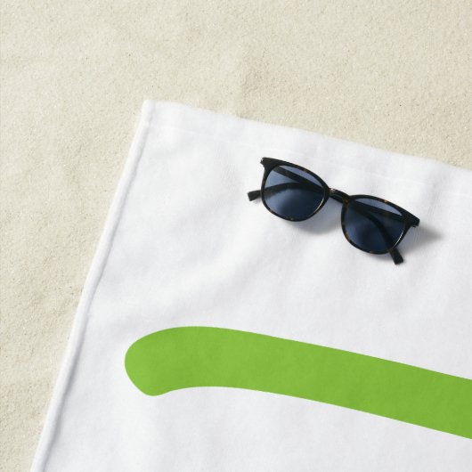 Colorful Tennis Beach Towel Strandlaken (In situ)