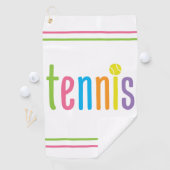Colorful Tennis Towel Golfhanddoek (Insitu)