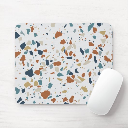 Colorful Terrazzo Digital Pattern Muismat (Met muis)