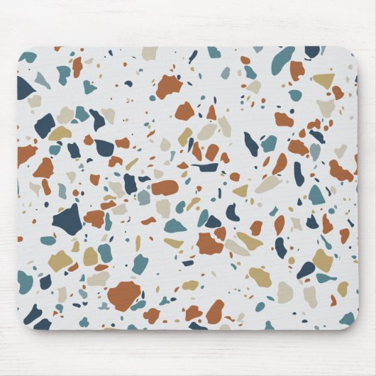 Colorful Terrazzo Digital Pattern Muismat (Voorkant)