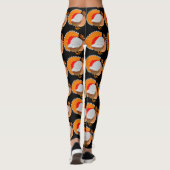 Colorful Thanksgiving Turkey Pattern Leggings (Achterkant)
