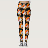 Colorful Thanksgiving Turkey Pattern Leggings (Voorkant)
