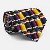 Colorful Thread Stropdas (Opgerold)