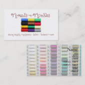 Colorful Thread-Visitekaartjes Visitekaartje (Voorkant / Achterkant)