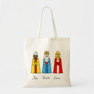 Colorful Three Wise Mannen Tote Bag