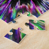 Colorful Tie Dye Abstract Legpuzzel (Zijkant)