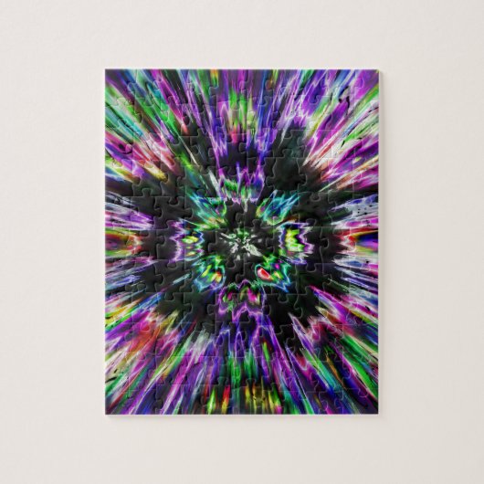Colorful Tie Dye Abstract Legpuzzel (Verticaal)