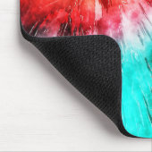 Colorful Tie Dye Muismat (Hoek)