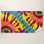 Colorful Tie Dye Strandlaken (Voorkant)