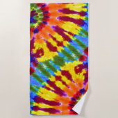 Colorful Tie Dye Strandlaken (Voorkant)