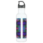 Colorful Tie Dye Style Art Waterfles (Achterkant)