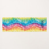 Colorful Tie Dye Yogamat (Achterkant (horizontaal))