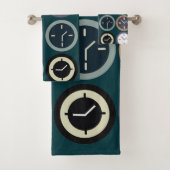 Colorful Time Clock Pattern Watchmaker Horologist (En situation)