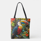 Colorful Toucan Bird Draagtas (Achterkant)