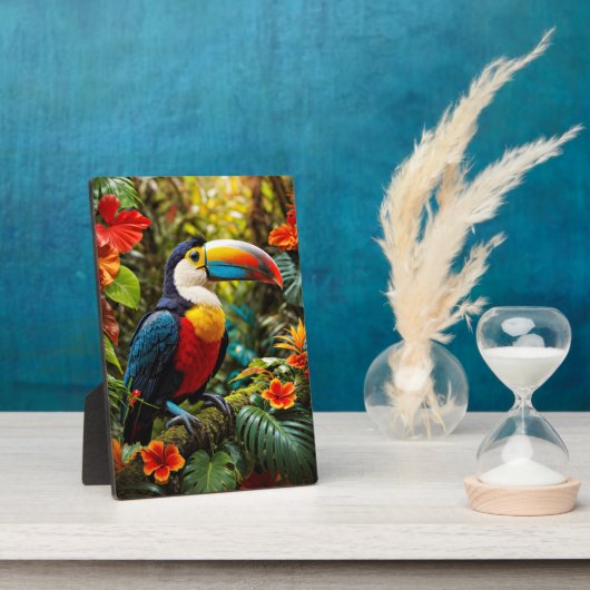 Colorful Toucan Bird Fotoplaat (Zijkant)