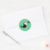 Colorful Toucan Ronde Sticker (Envelop)
