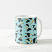 Colorful Toucan Tropical Bird Pattern Koffiemok (Voorkant rechts)
