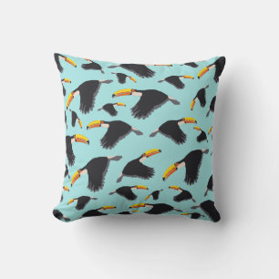 Colorful Toucan Tropical Bird Pattern Kussen