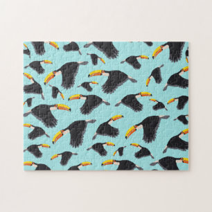 Colorful Toucan Tropical Bird Pattern Legpuzzel
