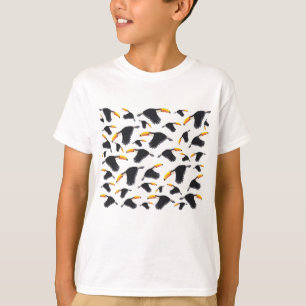Colorful Toucan Tropical Bird Pattern T-shirt