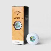 Colorful Toucan tropical regenwoud Golfballen (Verpakking)