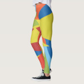 Colorful Toucan Vibes Abstract Leggings (Gauche)