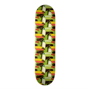 Colorful Toucans Skateboard
