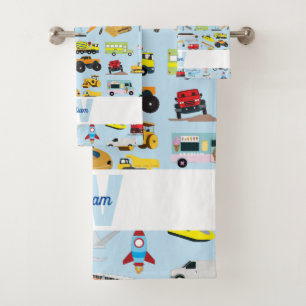 Colorful Transport & Véhicules Enfants Motif