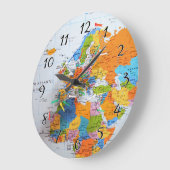 Colorful Travel Map Grote Klok (Hoek)