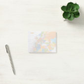 Colorful Travel Map Post-it® Notes (Kantoor)