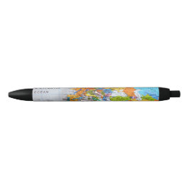 Colorful Travel Map Zwarte Inkt Pen
