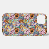 Colorful Travel Sticker Patroon Case-Mate iPhone Case (Achterkant (horizontaal))