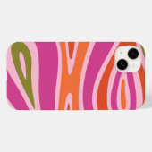 Colorful Trendy Modern iPhone Case  (Achterkant (horizontaal))