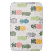 Colorful Trendy Pineapples Badmat (Voorkant Verticaal)