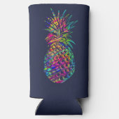 Colorful Trendy Tropical Pineapple Personalized (Achterkant)