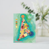 Colorful Triangles van Wassily Kandinsky Briefkaart (Staand voorkant)