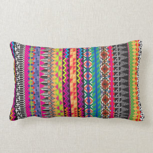 Colorful Tribal Aztec Pattern Kussen