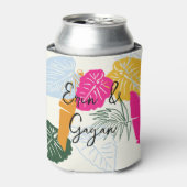 Colorful Tropical Blikjeskoeler (Blikje Voorkant)